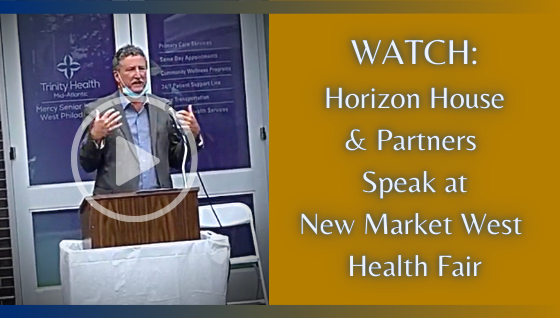Horizon House speaks at New Market West Health Fair